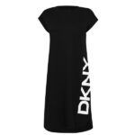ダナ キャラン ニューヨーク レディース ワンピース トップス DKNY Logo Mini Dress Black