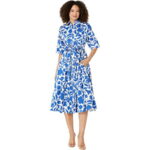 (取寄) ケイトスペード ジグザグ フローラル モントーク ドレス Kate Spade New York Zigzag Floral Montauk Dress Blueberry